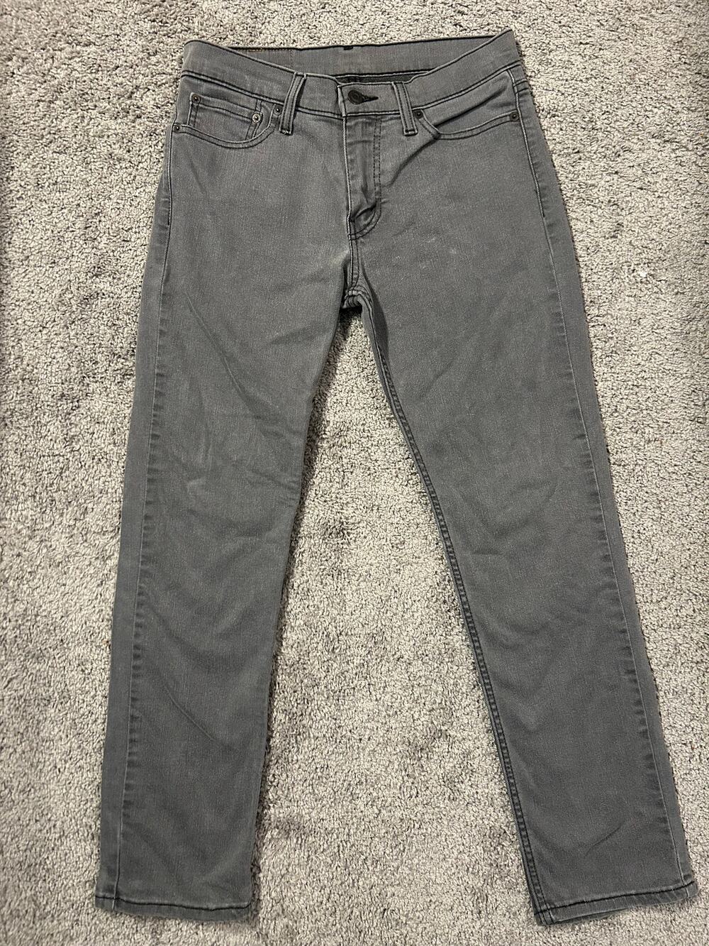 Levi's 511 Jeans Men's 30 x 30 Gray Slim Fit Stretch Denim Pants